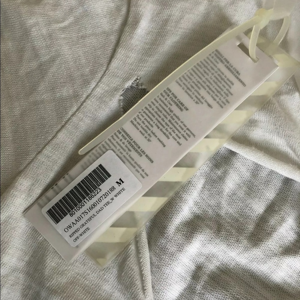 OFF-WHITE VIRGIL ABLOH GRATEFUL DEAD T-SHIRT - Picture 4 of 4